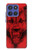 S1090 Rouge Loup Etui Coque Housse pour Motorola Moto G Stylus 5G (2025,2026), Edge 60 Stylus