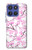 S1972 Sakura fleur de Cerisiers Etui Coque Housse pour Motorola Moto G Stylus 5G (2025,2026), Edge 60 Stylus