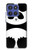 S2085 Panda minimaliste Etui Coque Housse pour Motorola Moto G Stylus 5G (2025,2026), Edge 60 Stylus