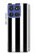 S2297 Noir et blanc rayures verticales Etui Coque Housse pour Motorola Moto G Stylus 5G (2025), Edge 60 Stylus