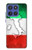 S2338 Italie Drapeau Etui Coque Housse pour Motorola Moto G Stylus 5G (2025), Edge 60 Stylus