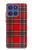 S2374 Motif Tartan Rouge Etui Coque Housse pour Motorola Moto G Stylus 5G (2025,2026), Edge 60 Stylus