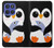 S2631 Mignon Bébé Pingouin Etui Coque Housse pour Motorola Moto G Stylus 5G (2025,2026), Edge 60 Stylus