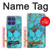 S2685 Aqua Turquoise imprimé graphique Gemme Etui Coque Housse pour Motorola Moto G Stylus 5G (2025,2026), Edge 60 Stylus