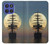 S2897 Pirate Ship Lune Nuit Etui Coque Housse pour Motorola Moto G Stylus 5G (2025,2026), Edge 60 Stylus
