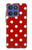 S2951 Rouge Pois Etui Coque Housse pour Motorola Moto G Stylus 5G (2025,2026), Edge 60 Stylus
