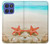 S3212 Coquilles de mer Étoile de mer Plage Etui Coque Housse pour Motorola Moto G Stylus 5G (2025,2026), Edge 60 Stylus