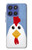 S3254 Poulet Dessin animé Etui Coque Housse pour Motorola Moto G Stylus 5G (2025,2026), Edge 60 Stylus