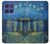 S3336 Van Gogh Nuit étoilée sur le Rhône Etui Coque Housse pour Motorola Moto G Stylus 5G (2025,2026), Edge 60 Stylus