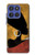 S3453 Africaine Reine Néfertiti Silhouette Etui Coque Housse pour Motorola Moto G Stylus 5G (2025,2026), Edge 60 Stylus