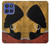 S3453 Africaine Reine Néfertiti Silhouette Etui Coque Housse pour Motorola Moto G Stylus 5G (2025,2026), Edge 60 Stylus