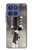 S3495 Microphone millésimé Etui Coque Housse pour Motorola Moto G Stylus 5G (2025,2026), Edge 60 Stylus