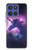 S3538 Licorne Galaxie Etui Coque Housse pour Motorola Moto G Stylus 5G (2025,2026), Edge 60 Stylus