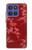 S3817 Motif de fleurs de cerisier floral rouge Etui Coque Housse pour Motorola Moto G Stylus 5G (2025,2026), Edge 60 Stylus