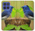 S3839 Oiseau bleu du bonheur Oiseau bleu Etui Coque Housse pour Motorola Moto G Stylus 5G (2025,2026), Edge 60 Stylus