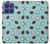 S3860 Motif à pois de noix de coco Etui Coque Housse pour Motorola Moto G Stylus 5G (2025,2026), Edge 60 Stylus