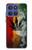 S3890 Drapeau Rasta Reggae Fumée Etui Coque Housse pour Motorola Moto G Stylus 5G (2025,2026), Edge 60 Stylus