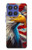 S3967 Pygargue à tête blanche, drapeau américain Etui Coque Housse pour Motorola Moto G Stylus 5G (2025,2026), Edge 60 Stylus