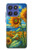 S4019 Tournesol style Van Gogh Etui Coque Housse pour Motorola Moto G Stylus 5G (2025), Edge 60 Stylus