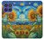 S4019 Tournesol style Van Gogh Etui Coque Housse pour Motorola Moto G Stylus 5G (2025,2026), Edge 60 Stylus