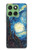 S0582 Van Gogh Starry Nights Etui Coque Housse pour Motorola Edge 60