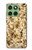 S0625 Pop corn Etui Coque Housse pour Motorola Edge 60