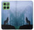 S0935 Loup Hurlant dans la forêt Etui Coque Housse pour Motorola Edge 60