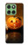 S1083 Citrouille araignée bougies Halloween Etui Coque Housse pour Motorola Edge 60