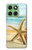 S1117 Étoiles de mer sur la plage Etui Coque Housse pour Motorola Edge 60