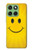 S1146 Sourire Soleil Jaune Etui Coque Housse pour Motorola Edge 60