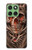 S1675 Crâne sang Tatouage Etui Coque Housse pour Motorola Edge 60