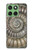 S1788 ammonite Fossile Etui Coque Housse pour Motorola Edge 60