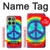 S1870 Tie Dye Paix Etui Coque Housse pour Motorola Edge 60