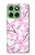 S1972 Sakura fleur de Cerisiers Etui Coque Housse pour Motorola Edge 60
