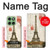 S2108 Tour Eiffel de Paris Carte postale Etui Coque Housse pour Motorola Edge 60
