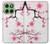 S2359 Fleur de prunier Etui Coque Housse pour Motorola Edge 60