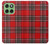 S2374 Motif Tartan Rouge Etui Coque Housse pour Motorola Edge 60