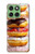 S2431 Fantaisie douce Donuts Etui Coque Housse pour Motorola Edge 60