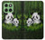 S2441 Forêt de Bambous de la famille Panda Etui Coque Housse pour Motorola Edge 60