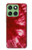 S2480 Tie dye rouge Etui Coque Housse pour Motorola Edge 60