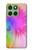 S2488 Tie Dye Couleur Etui Coque Housse pour Motorola Edge 60