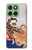 S2496 Japon Art Utagawa Kuniyoshi Tamatori Etui Coque Housse pour Motorola Edge 60