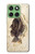 S2562 fossile poisson Etui Coque Housse pour Motorola Edge 60
