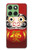 S2839 Japon Daruma Poupée Etui Coque Housse pour Motorola Edge 60