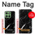 S2895 Noir Marbre imprimé graphique Etui Coque Housse pour Motorola Edge 60