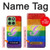 S2899 Arc en ciel LGBT Gay Pride Drapeau Etui Coque Housse pour Motorola Edge 60