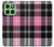 S3091 Motif rose à carreaux Etui Coque Housse pour Motorola Edge 60