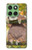 S3138 Peinture mignon bébé Sloth Etui Coque Housse pour Motorola Edge 60