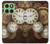S3172 Horloge or Etui Coque Housse pour Motorola Edge 60