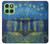 S3336 Van Gogh Nuit étoilée sur le Rhône Etui Coque Housse pour Motorola Edge 60